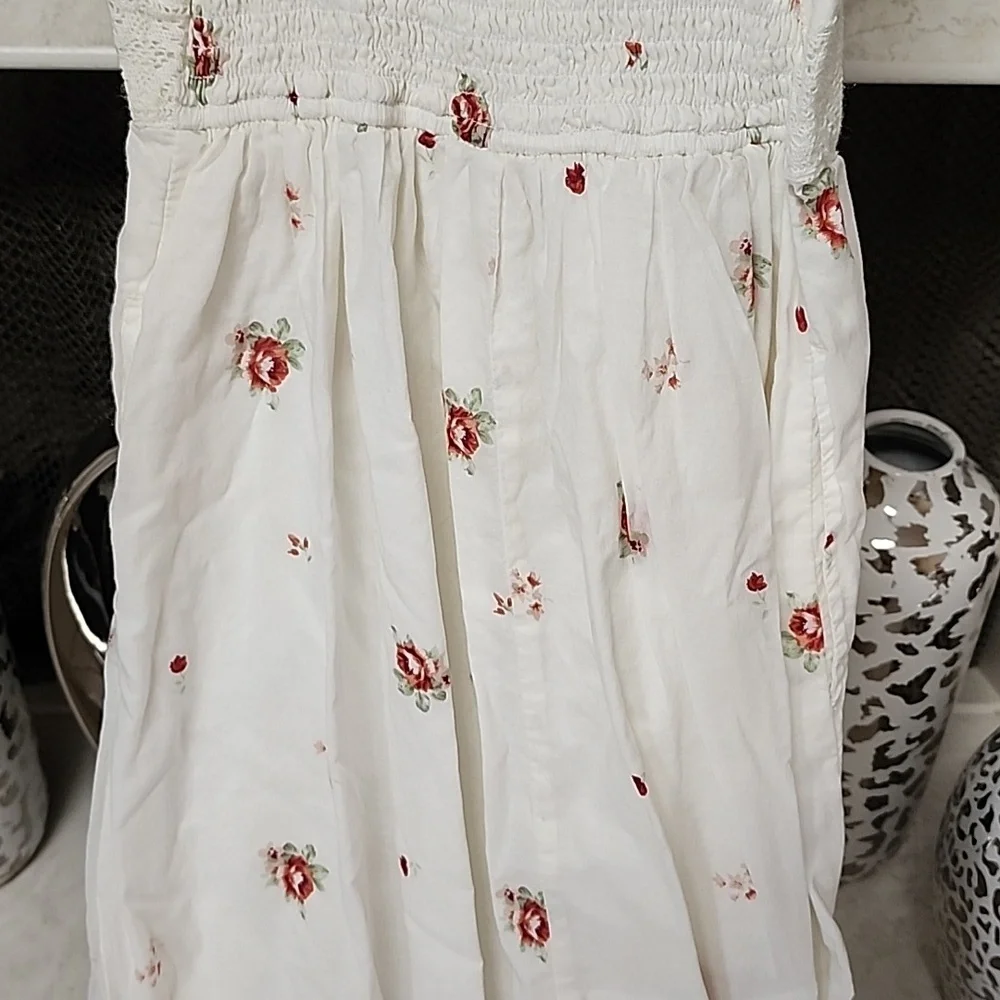 🌹 ABERCROMBIE Floral Cotton Maxi Dress 🌹